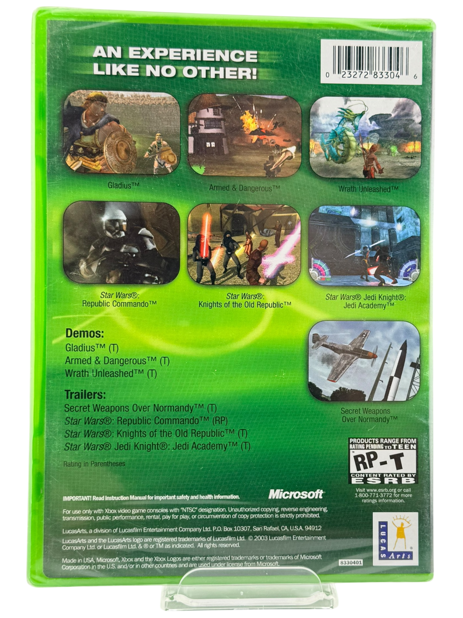 Lucasarts Xbox Experience Volume 01