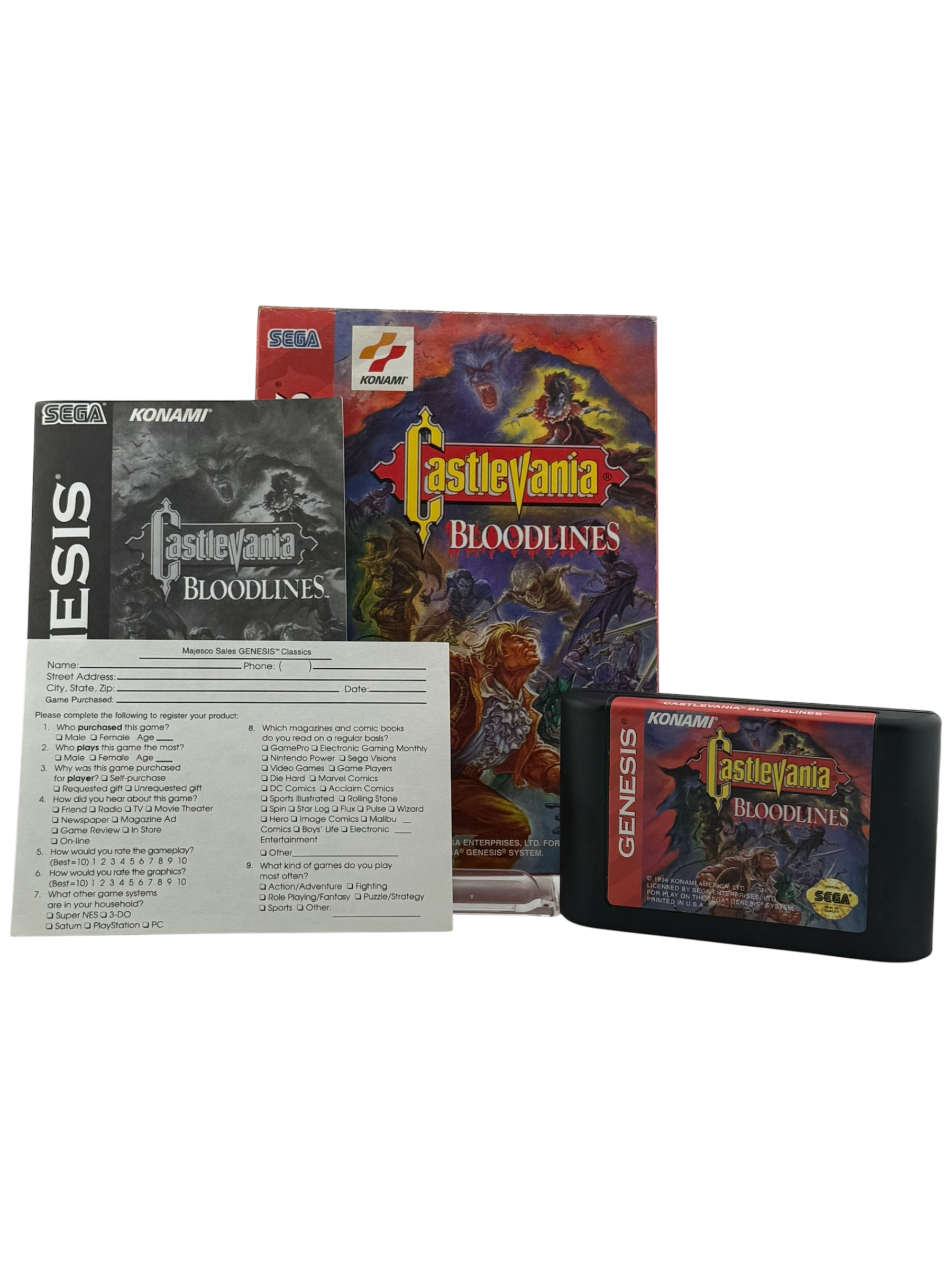 Castlevania: Bloodlines [Cardboard Box]