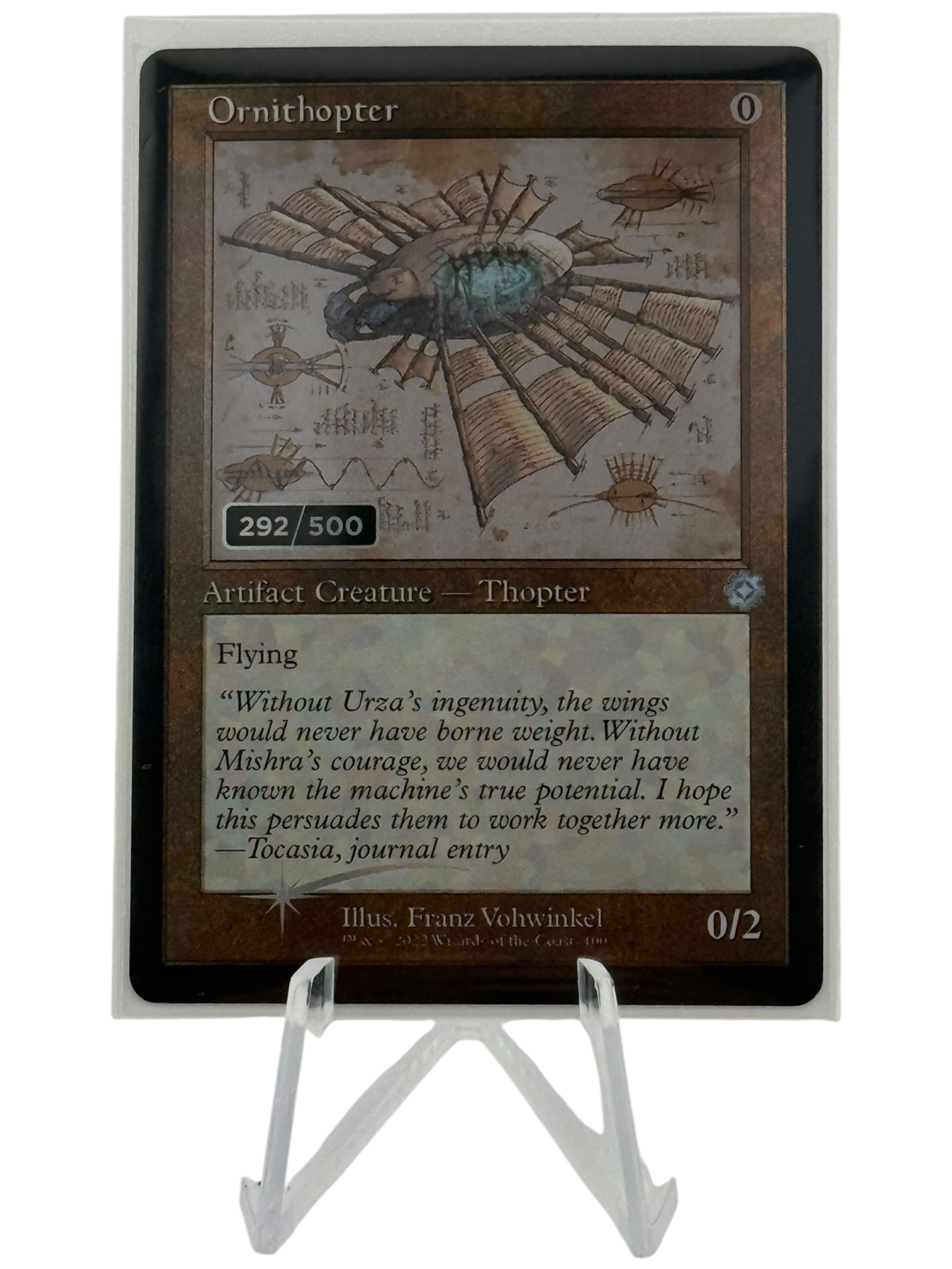 Ornithopter (Schematic) (Serial Numbered #292)