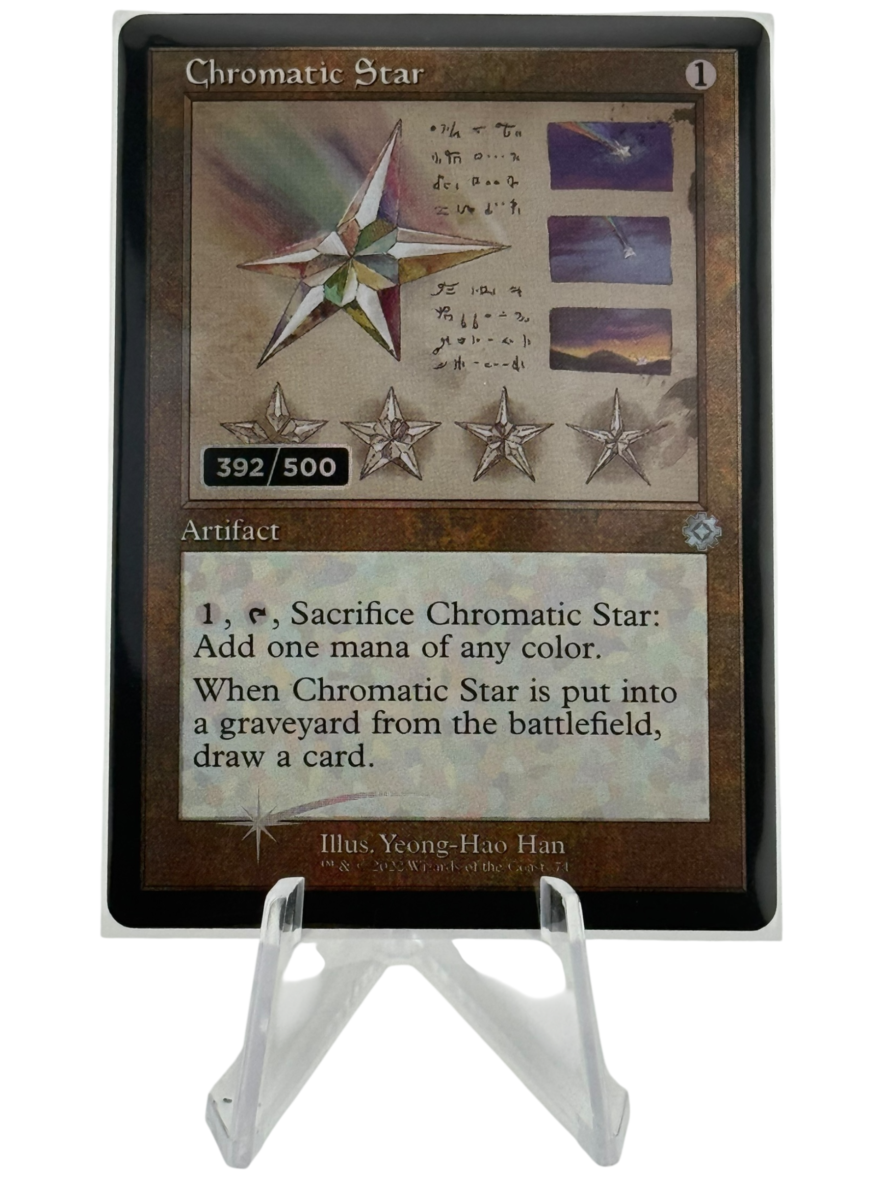 Chromatic Star (Schematic) (#392 Serial Numbered)