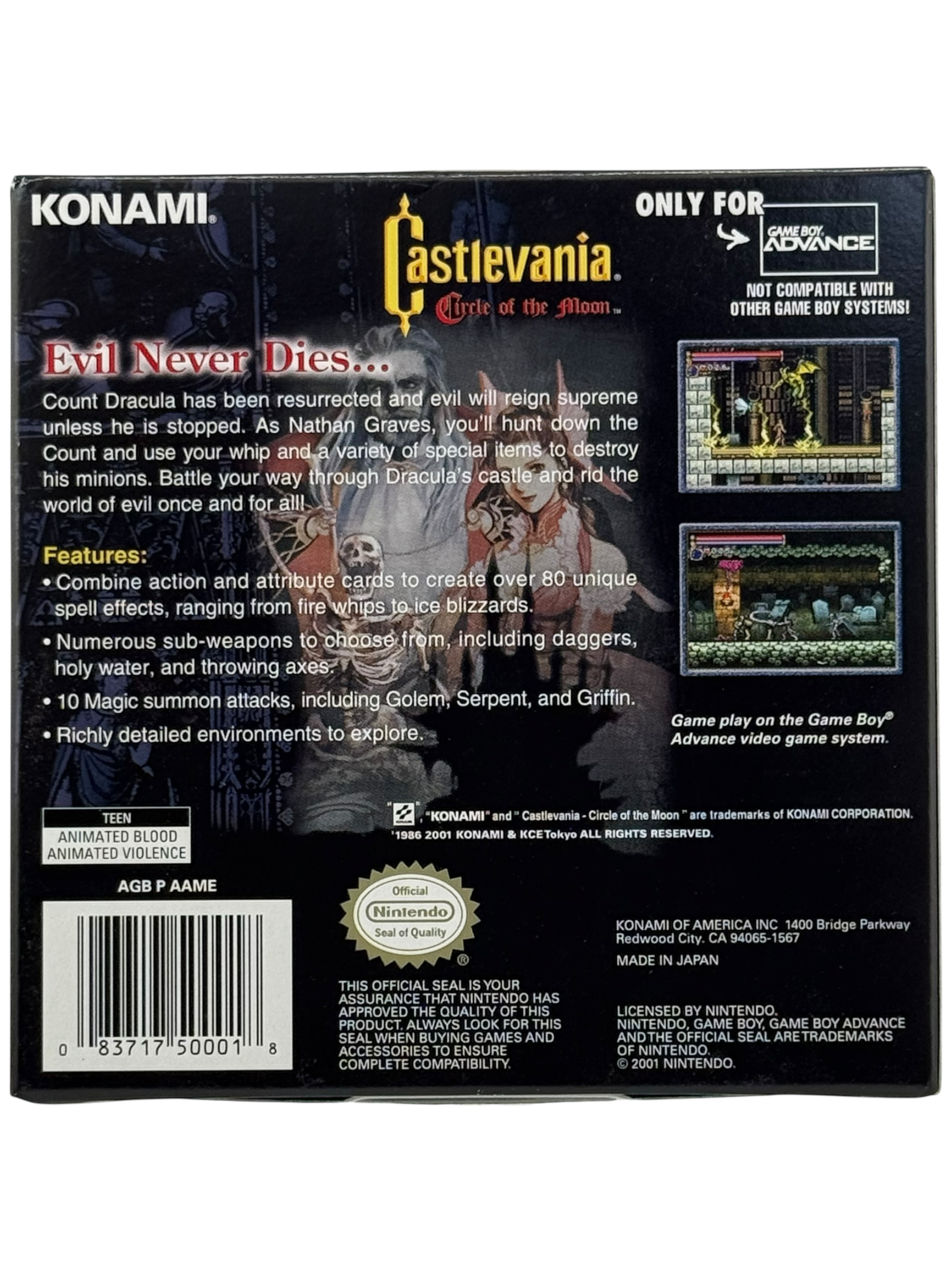 Castlevania Circle of the Moon