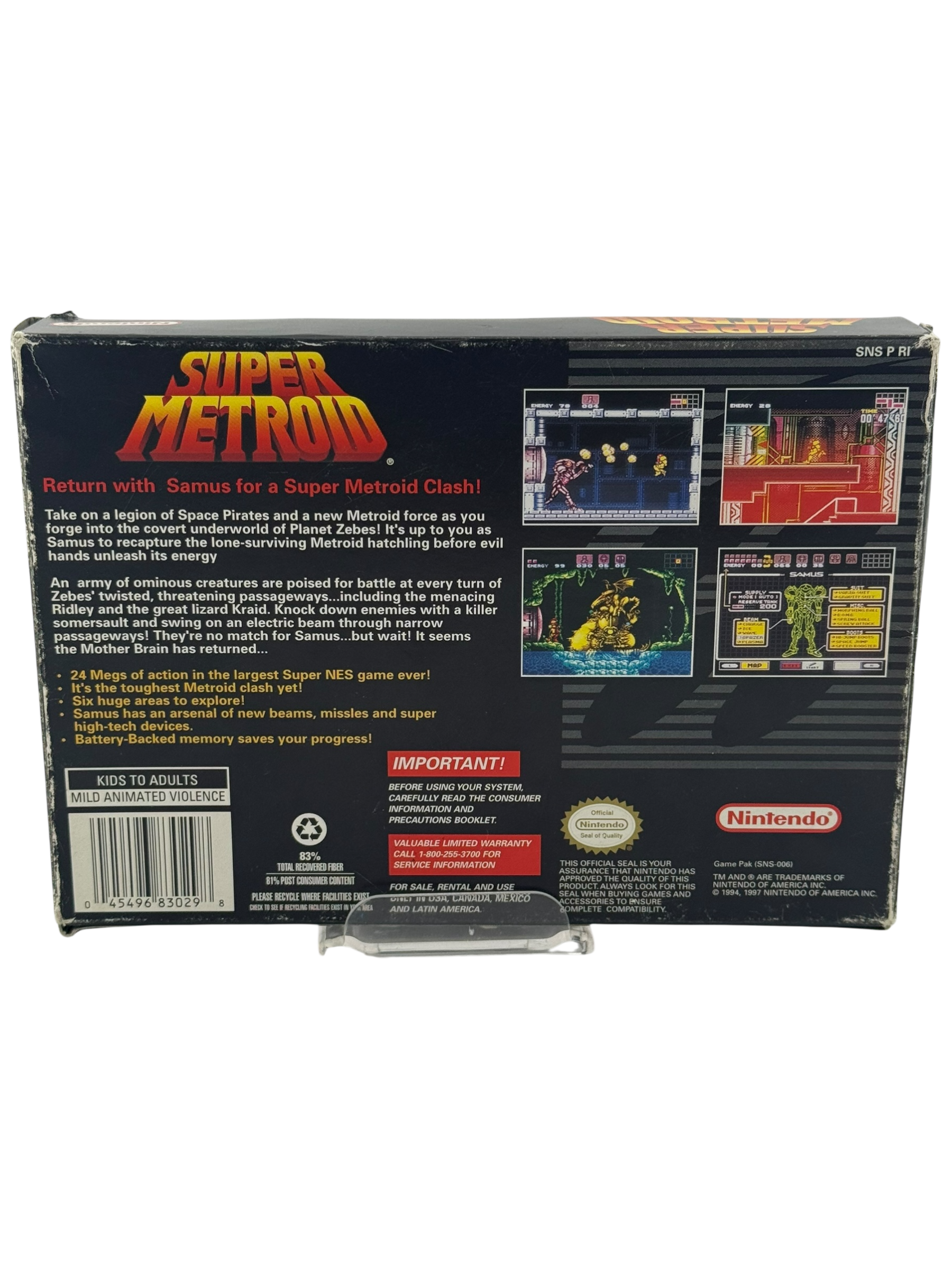 Super Metroid [Player's Choice]