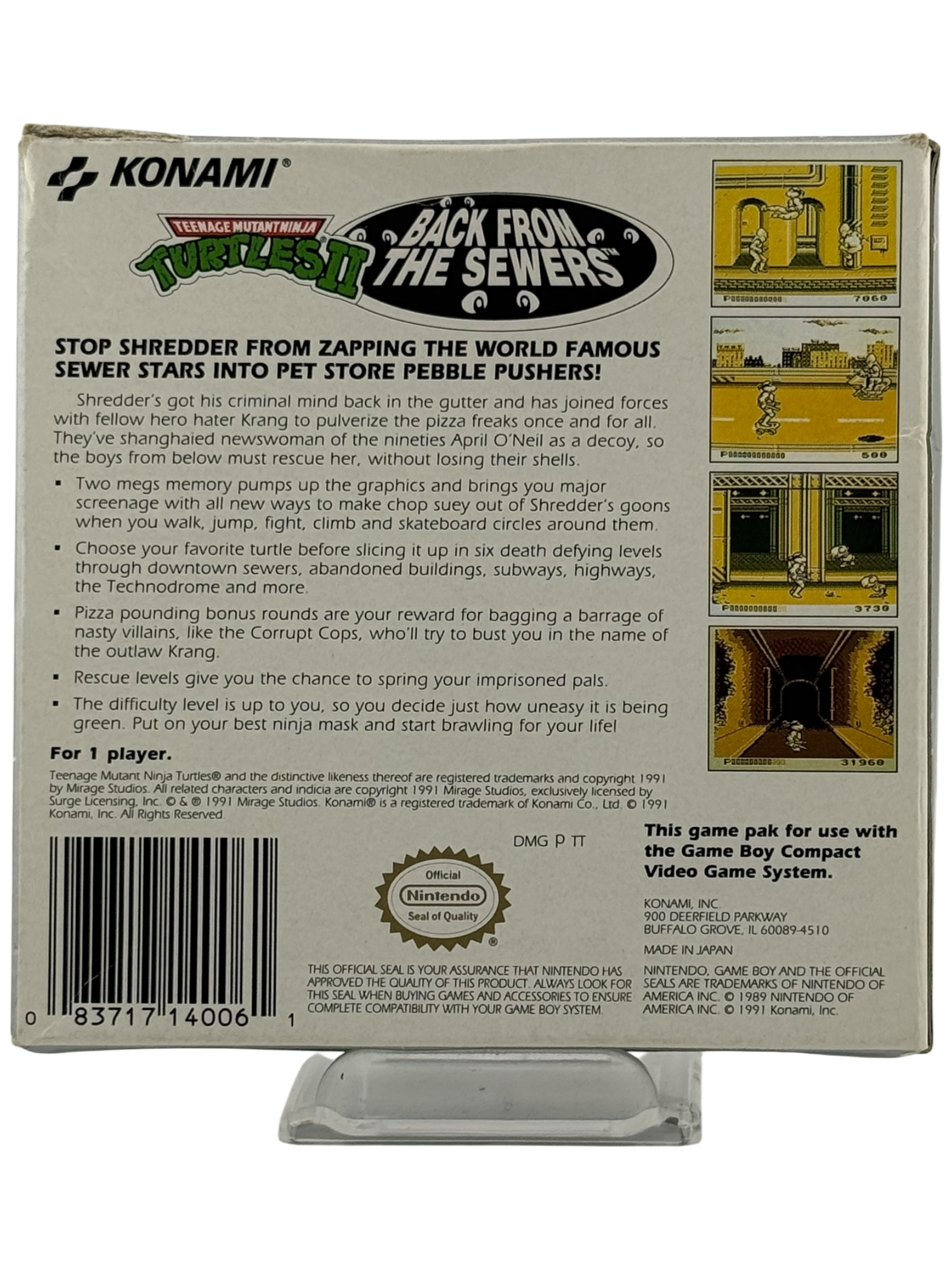 Teenage Mutant Ninja Turtles II Back from the Sewers