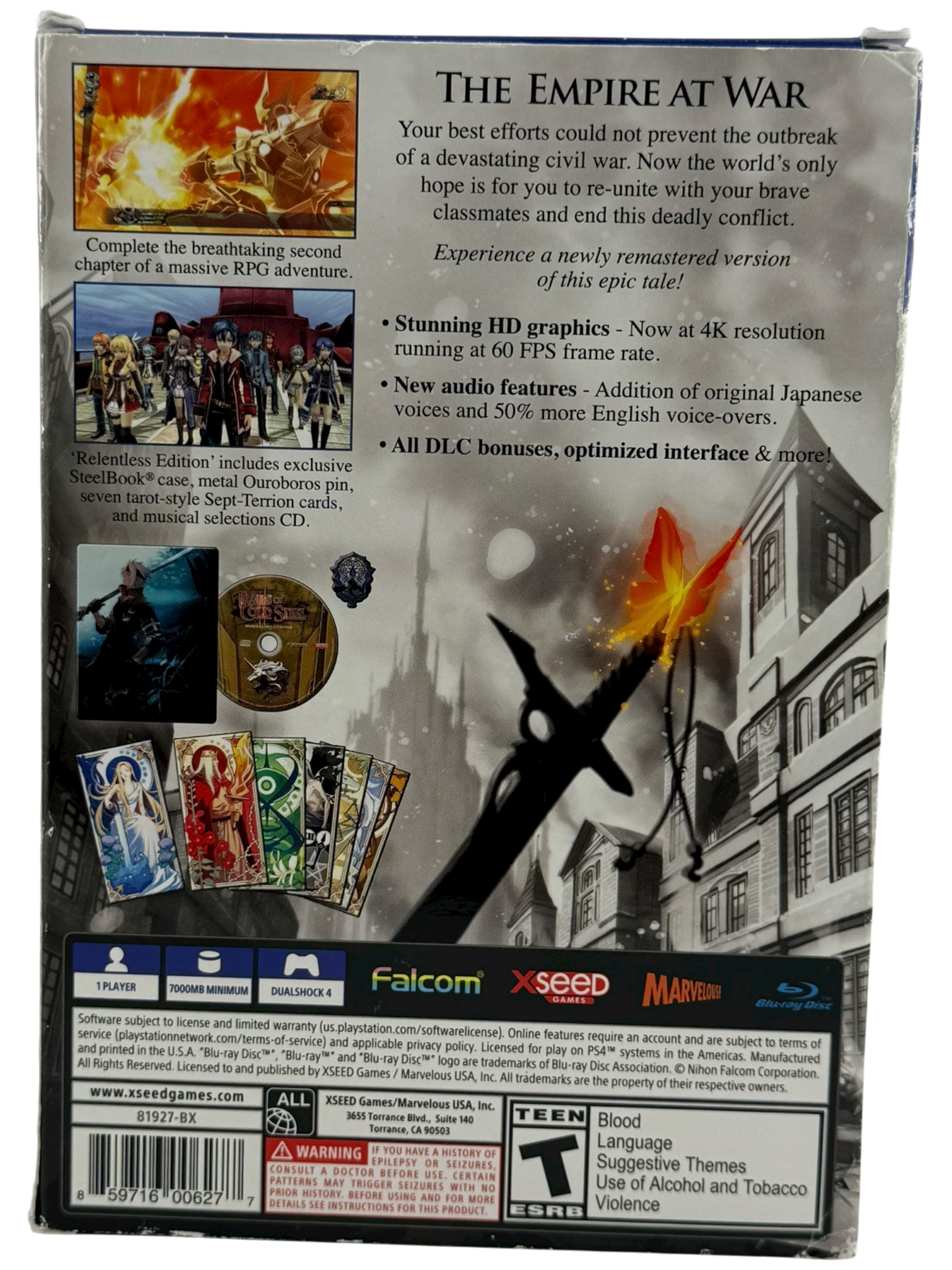 Legend of Heroes: Trails of Cold Steel II [Relentless Edition]