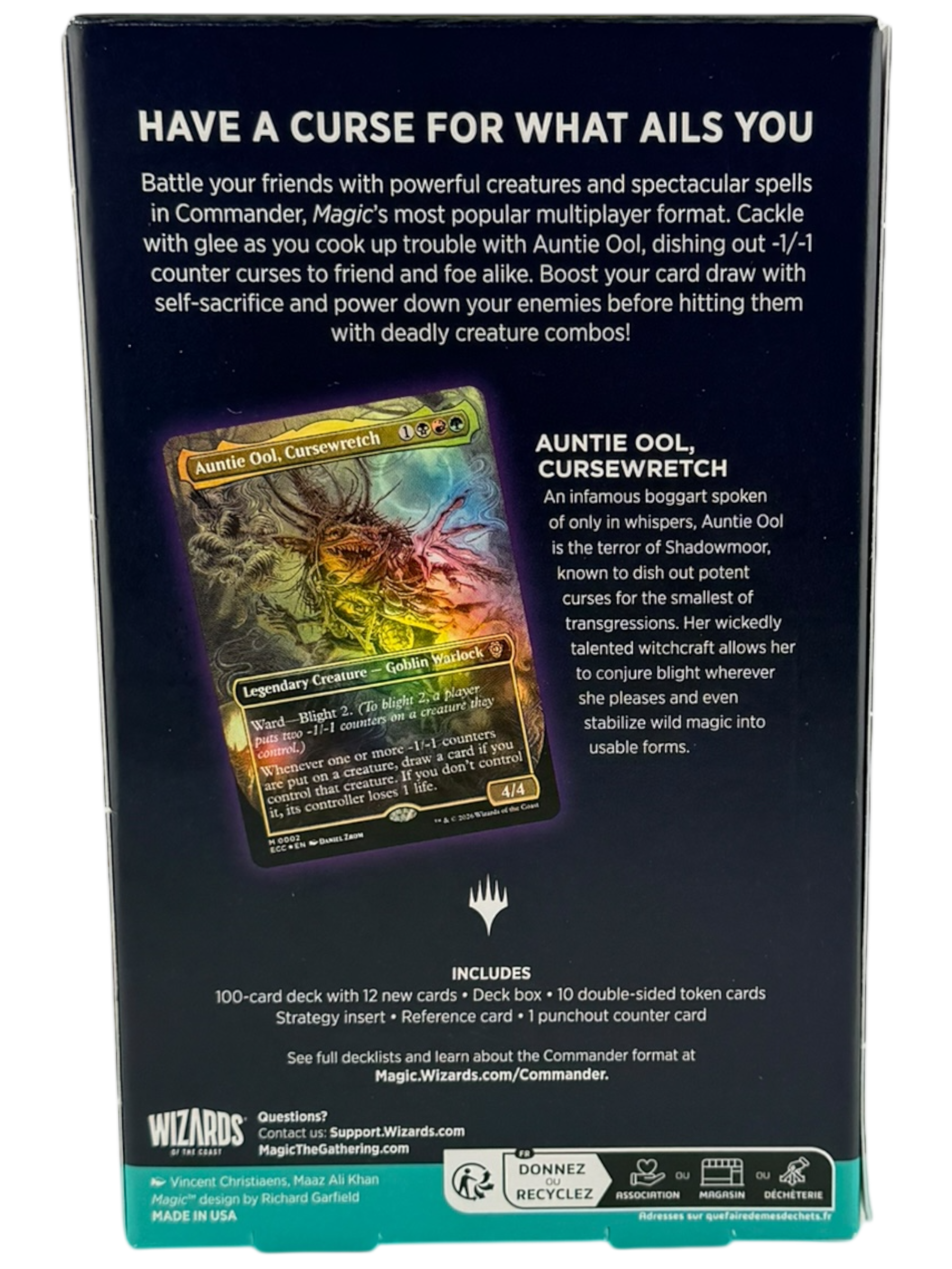 Lorwyn Eclipsed Commander Deck - Blight Curse
