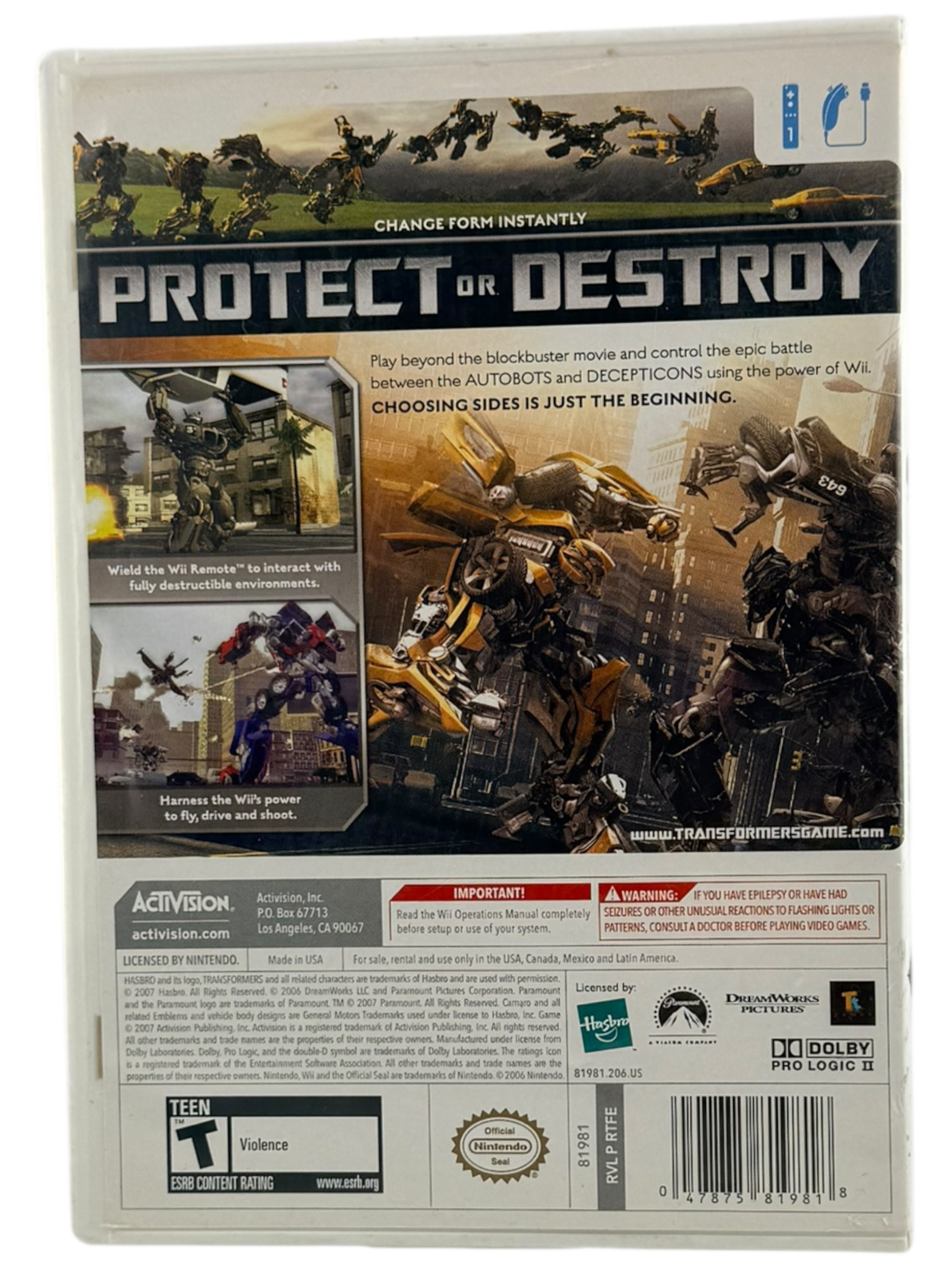 Transformers: The Game