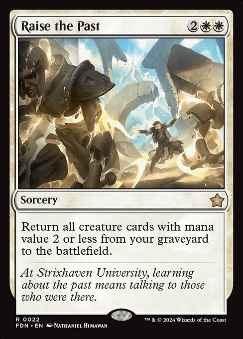 Raise the Past - Foundations #22 - Non-Foil — product image