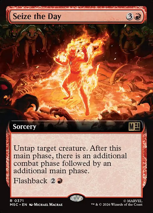 Seize the Day - Marvel Super Heroes Commander #371 - Extended Art Non-Foil — product image