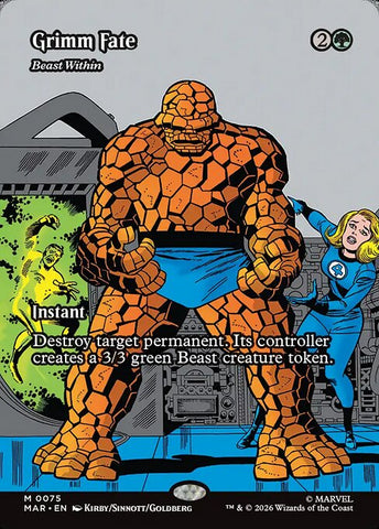 Beast Within - Marvel Universe #75 - Borderless Non-Foil