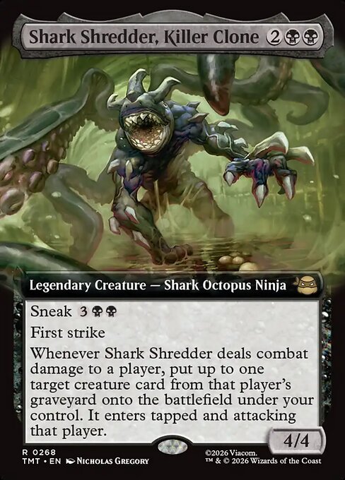 Shark Shredder, Killer Clone - Teenage Mutant Ninja Turtles #268 - Extended Art Foil — product image