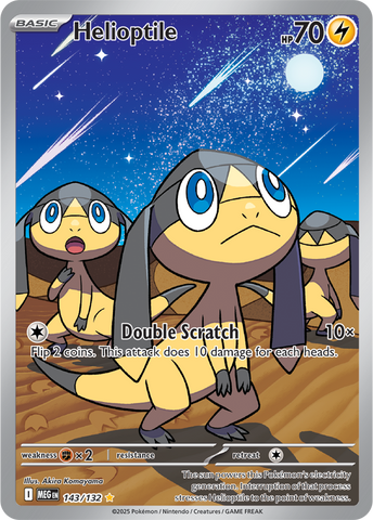 Helioptile - 143/132 - ME01: Mega Evolution