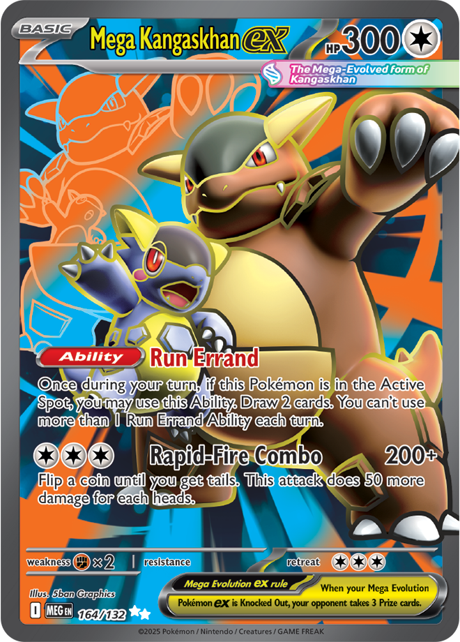 Mega Kangaskhan ex - 164/132 - ME01: Mega Evolution