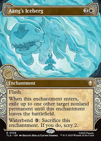 Aang's Iceberg - Avatar: The Last Airbender #336 - Showcase Foil