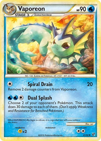 Vaporeon - Undaunted #41/90 - Non-Foil