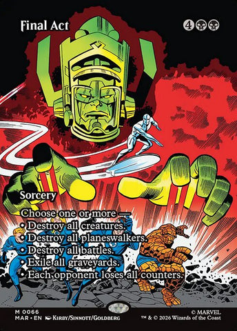 Final Act - Marvel Universe #66 - Borderless Foil