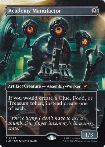 Academy Manufactor - Secret Lair Drop #7094 - Borderless Foil