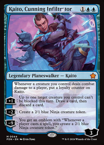 Kaito, Cunning Infiltrator - Foundations #44 - Non-Foil