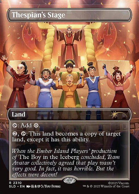 Thespian's Stage - Secret Lair Drop #2310 - Borderless Foil — product image