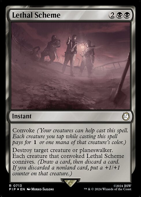 Lethal Scheme - Fallout #713 - Surge Foil Foil — product image
