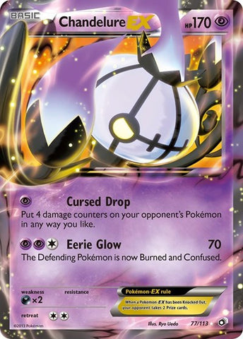 Chandelure EX - Legendary Treasures #77/113 - Foil