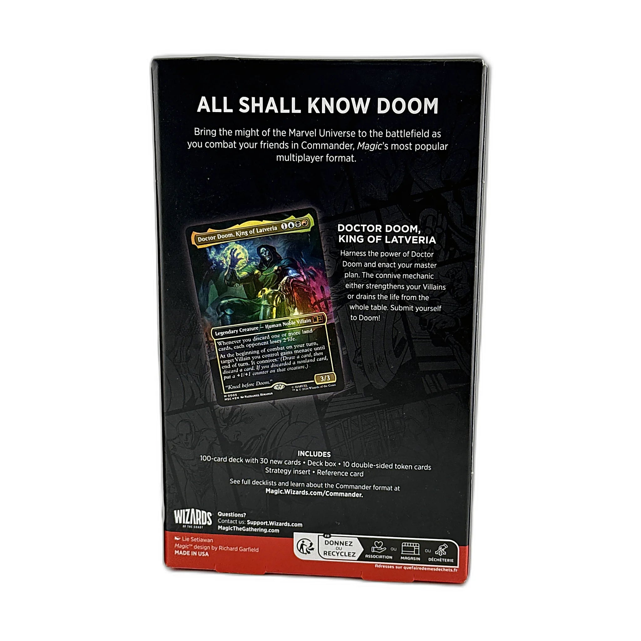 Marvel Super Heroes Commander Deck - Doom Prevails