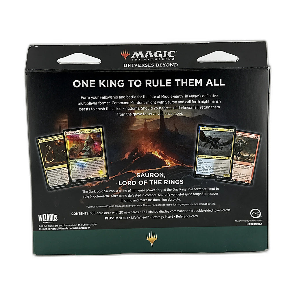 The Lord of the Rings: Tales of Middle-earth Commander Deck - The Hosts of Mordor