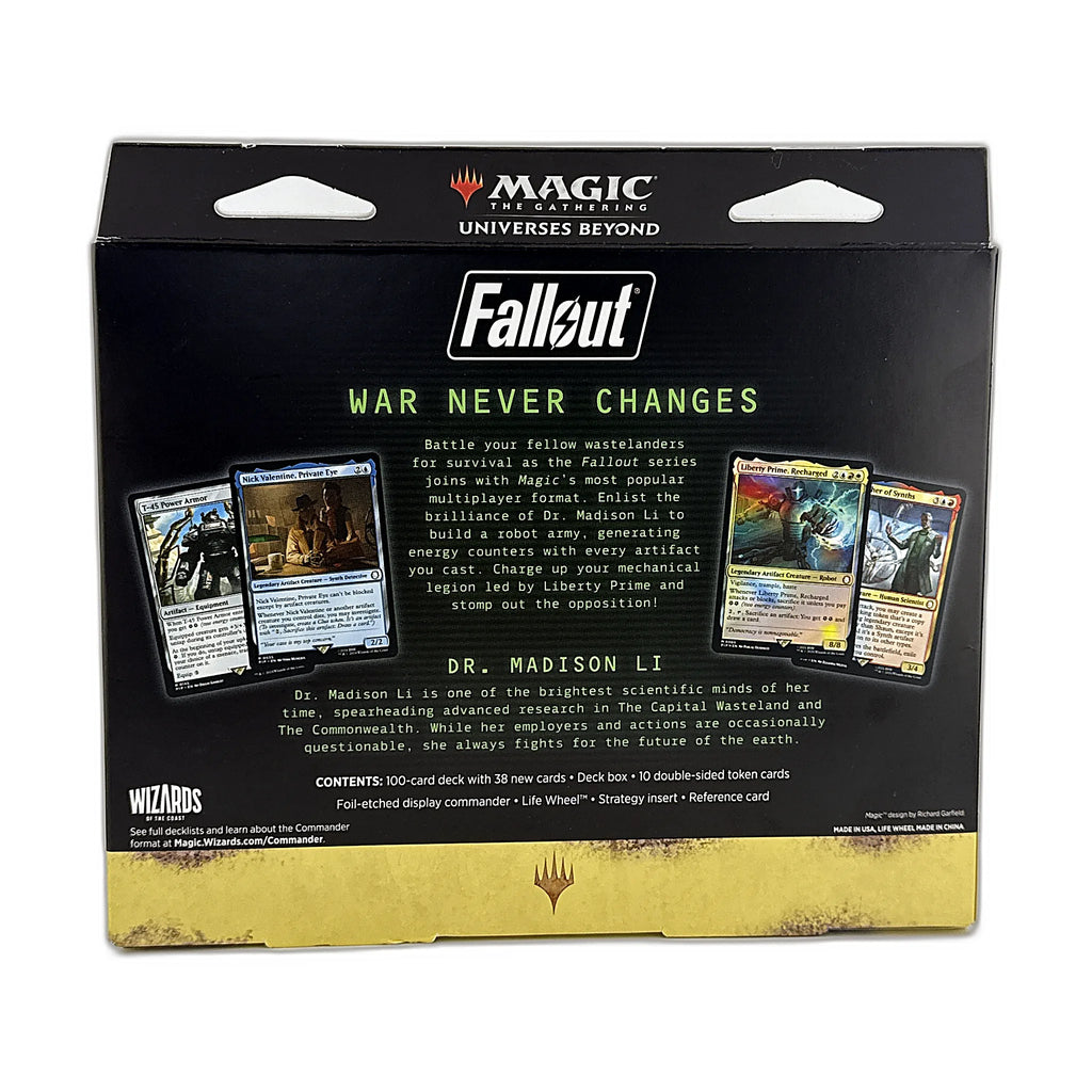 Universes Beyond: Fallout - Science! Commander Deck