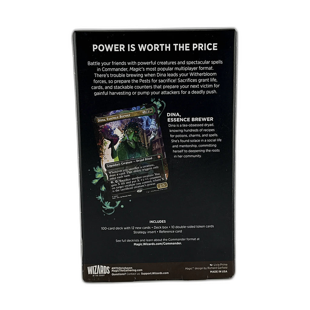 Secrets of Strixhaven Commander Deck - Witherbloom Pestilence
