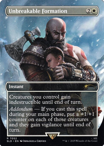 Unbreakable Formation - Secret Lair Drop #7052 - Borderless Non-Foil