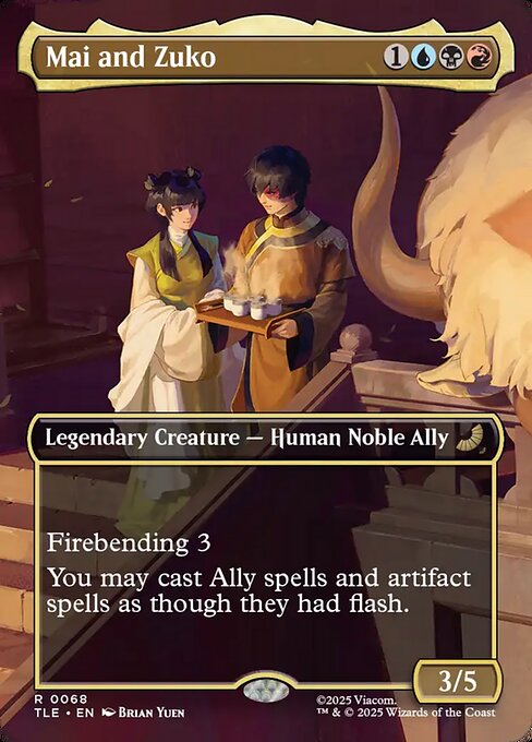 Mai and Zuko - Avatar: The Last Airbender Eternal #68 - Borderless Non-Foil — product image