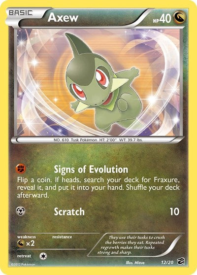 Axew (12) - Dragon Vault #12/20 - Foil — product image