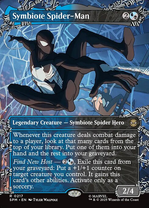 Symbiote Spider-Man - Marvel's Spider-Man #217 - Showcase Foil — product image