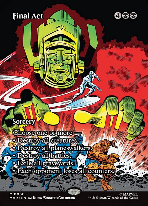 Final Act - Marvel Universe #66 - Borderless Non-Foil — product image