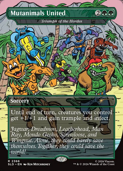 Triumph of the Hordes - Secret Lair Drop #2366 - Borderless Foil — product image