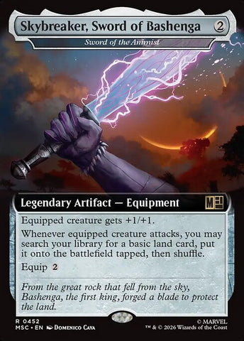 Sword of the Animist - Marvel Super Heroes Commander #452 - Extended Art Non-Foil
