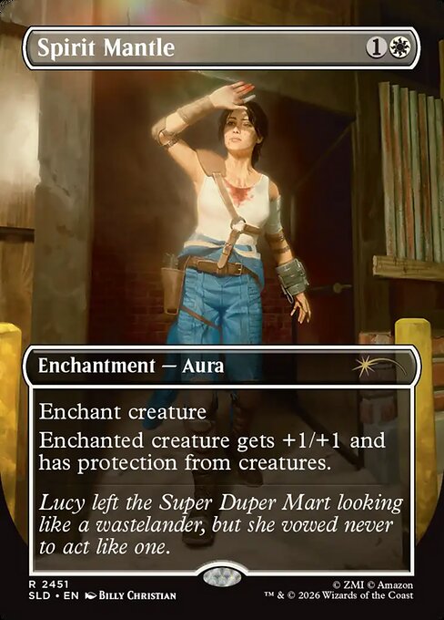 Spirit Mantle - Secret Lair Drop #2451 - Borderless Non-Foil — product image