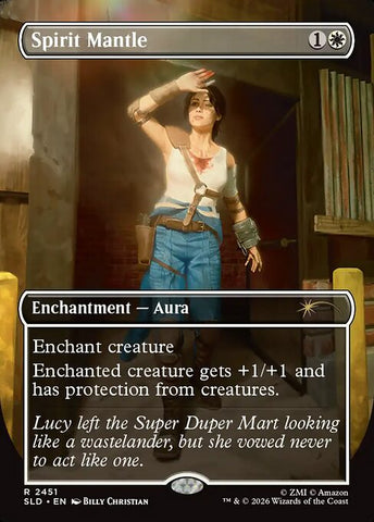 Spirit Mantle - Secret Lair Drop #2451 - Borderless Non-Foil