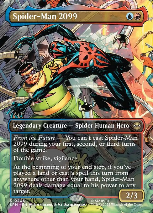 Spider-Man 2099 - Marvel's Spider-Man #205 - Borderless Non-Foil — product image