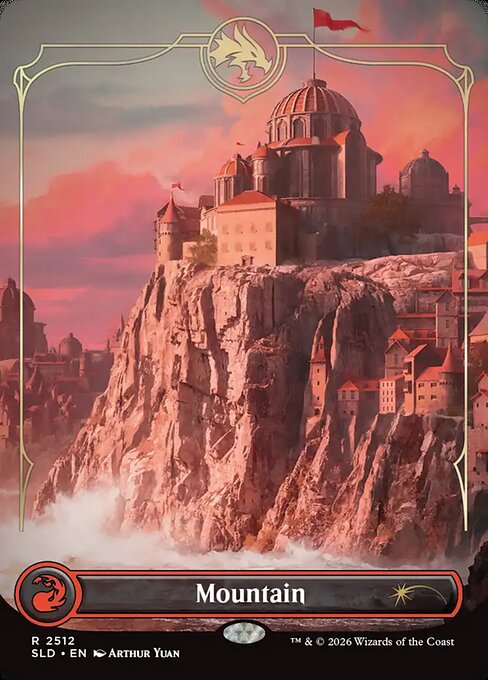 Mountain - Secret Lair Drop #2512 - Borderless Foil — product image