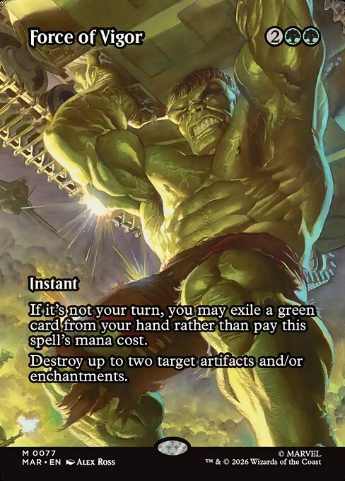 Force of Vigor - Marvel Universe #77 - Borderless Foil — product image