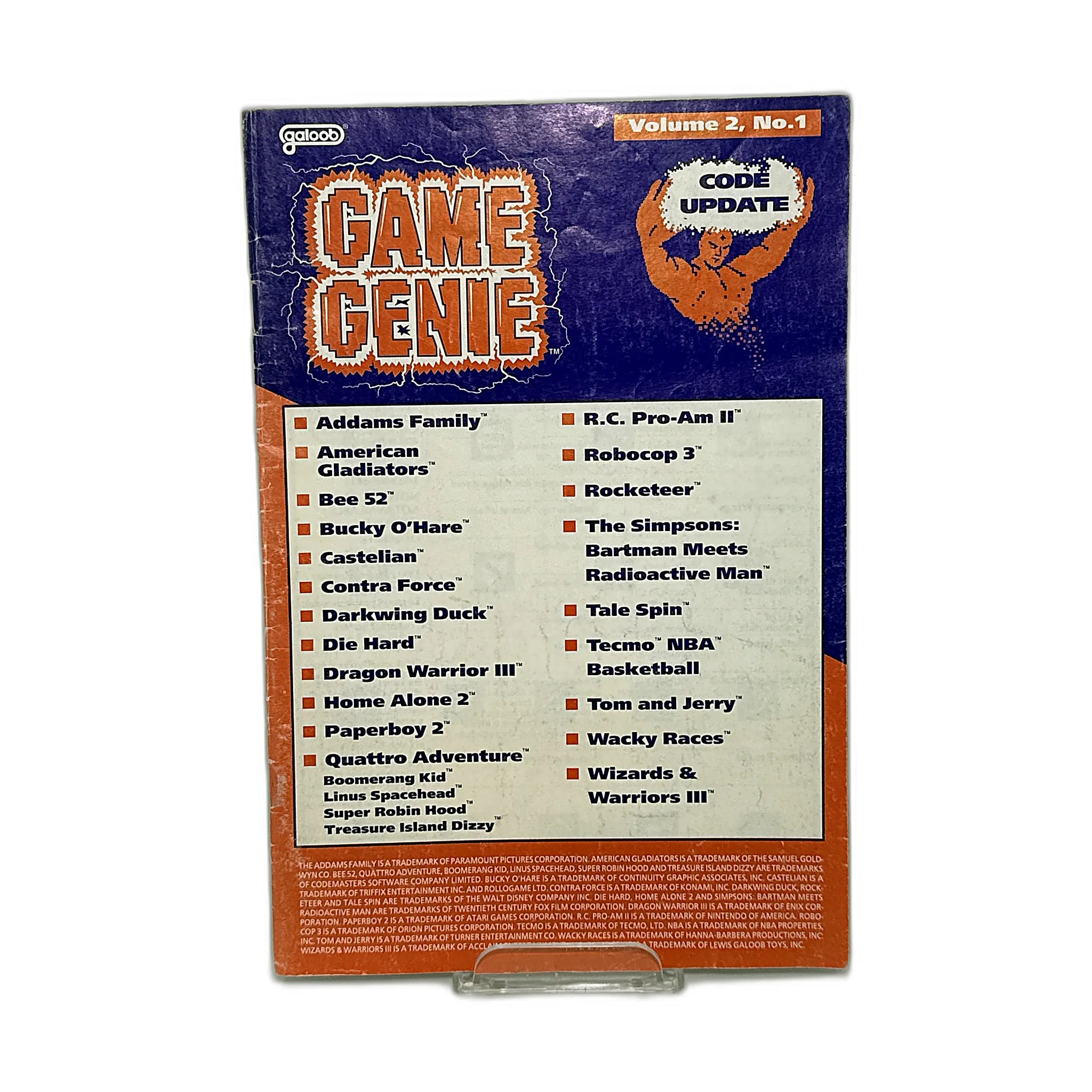 Game Genie - With 4 Additional Code Update Guides