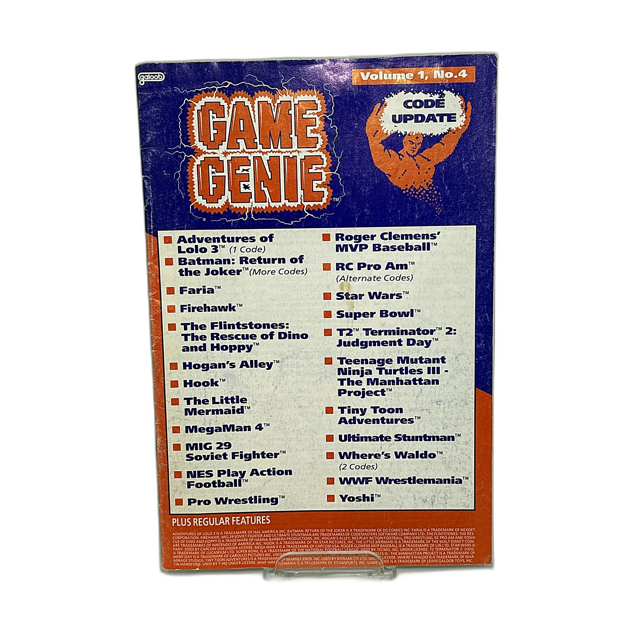 Game Genie - With 4 Additional Code Update Guides