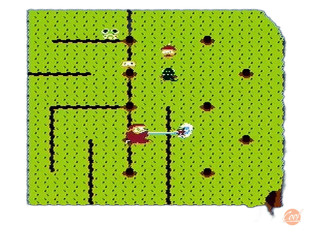 Dig Dug II: Trouble in Paradise - NES [Loose Game]