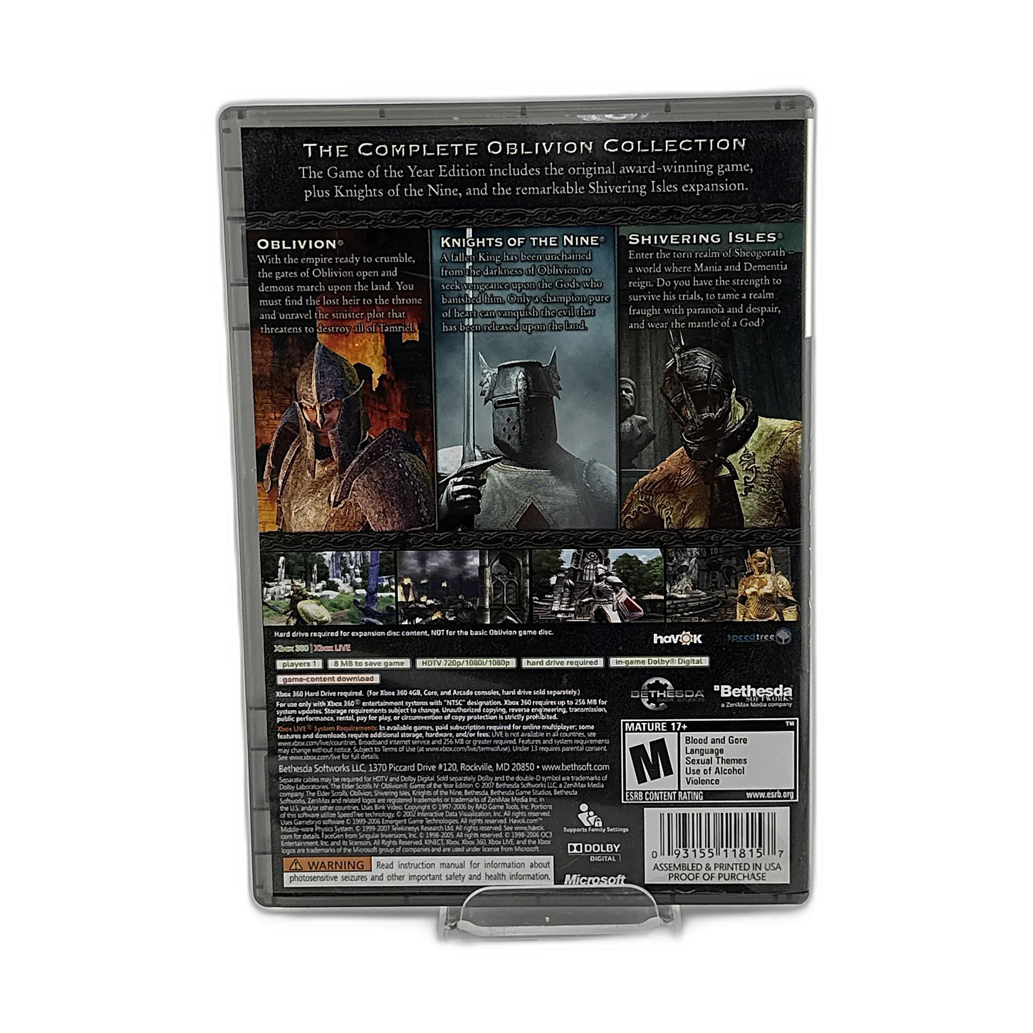 Elder Scrolls IV Oblivion [Game of the Year]