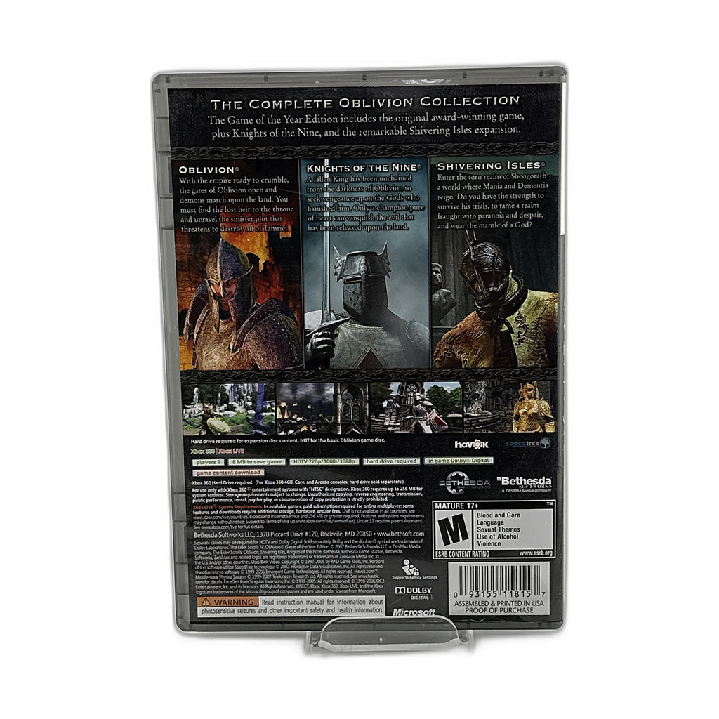 Elder Scrolls IV Oblivion [Game of the Year]