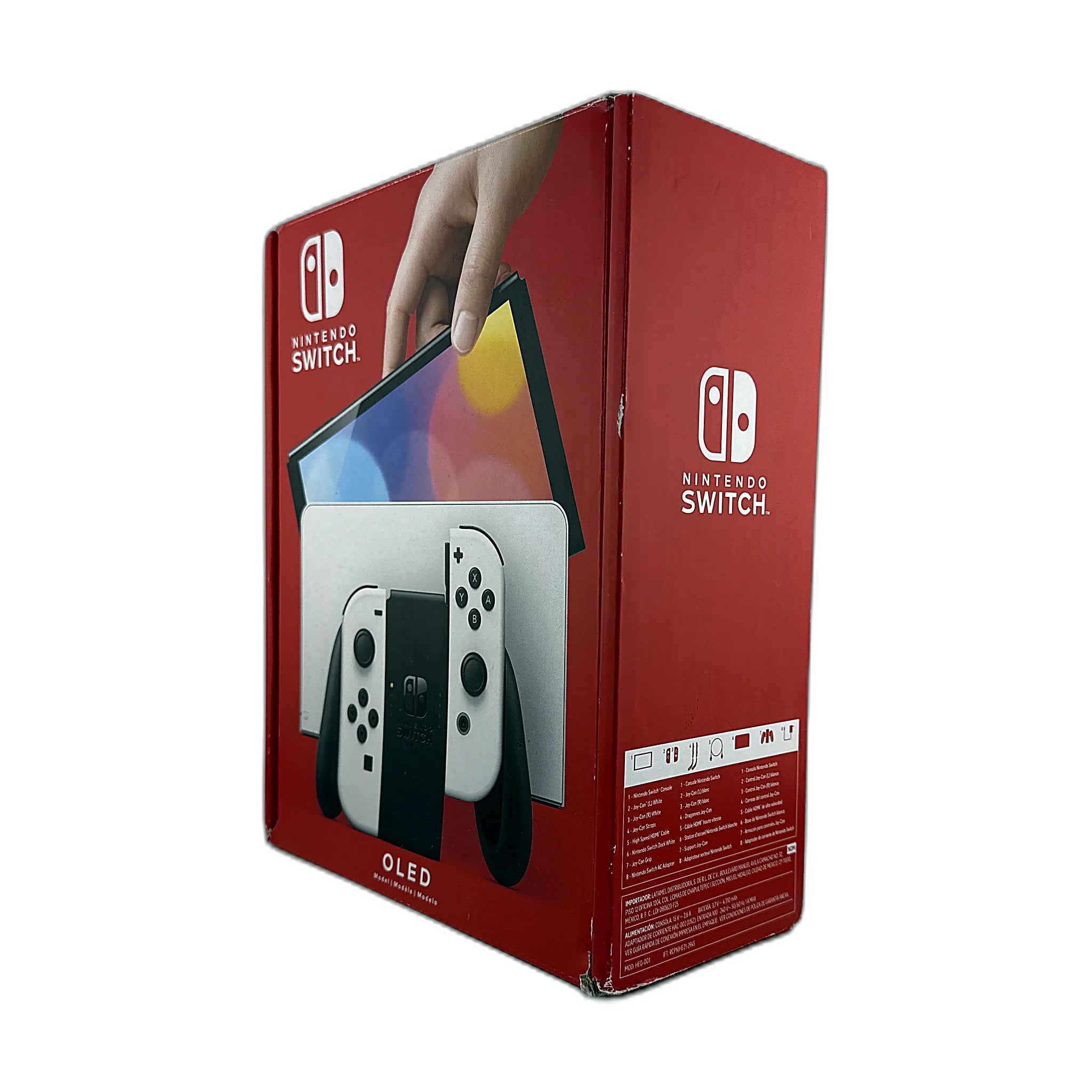 Nintendo Switch OLED with White Joy-Con