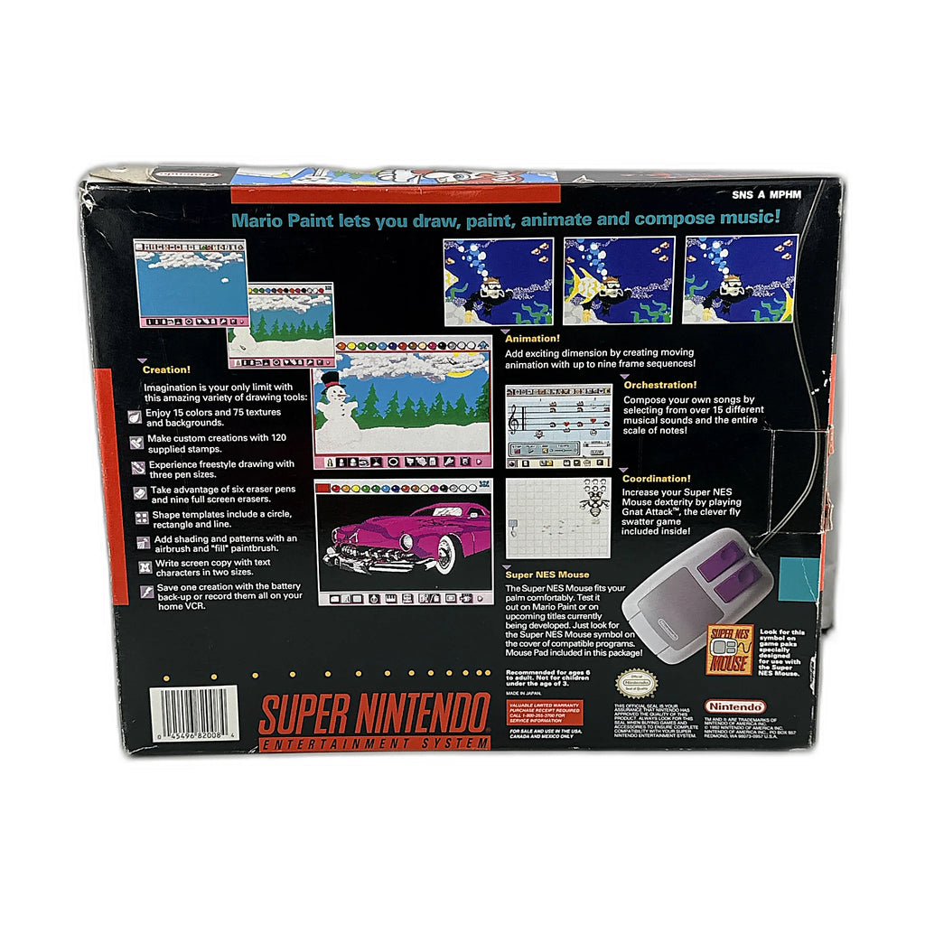 Mario Paint [Mouse Bundle] - No Manual