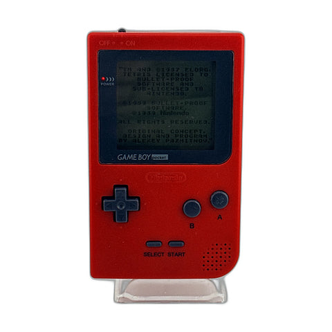 Red Game Boy Pocket