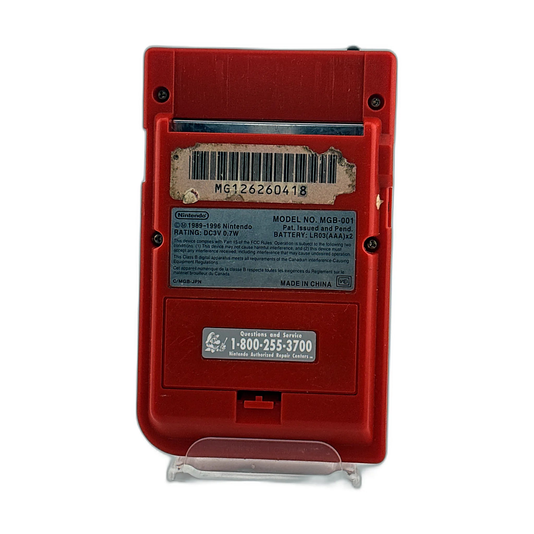 Red Game Boy Pocket