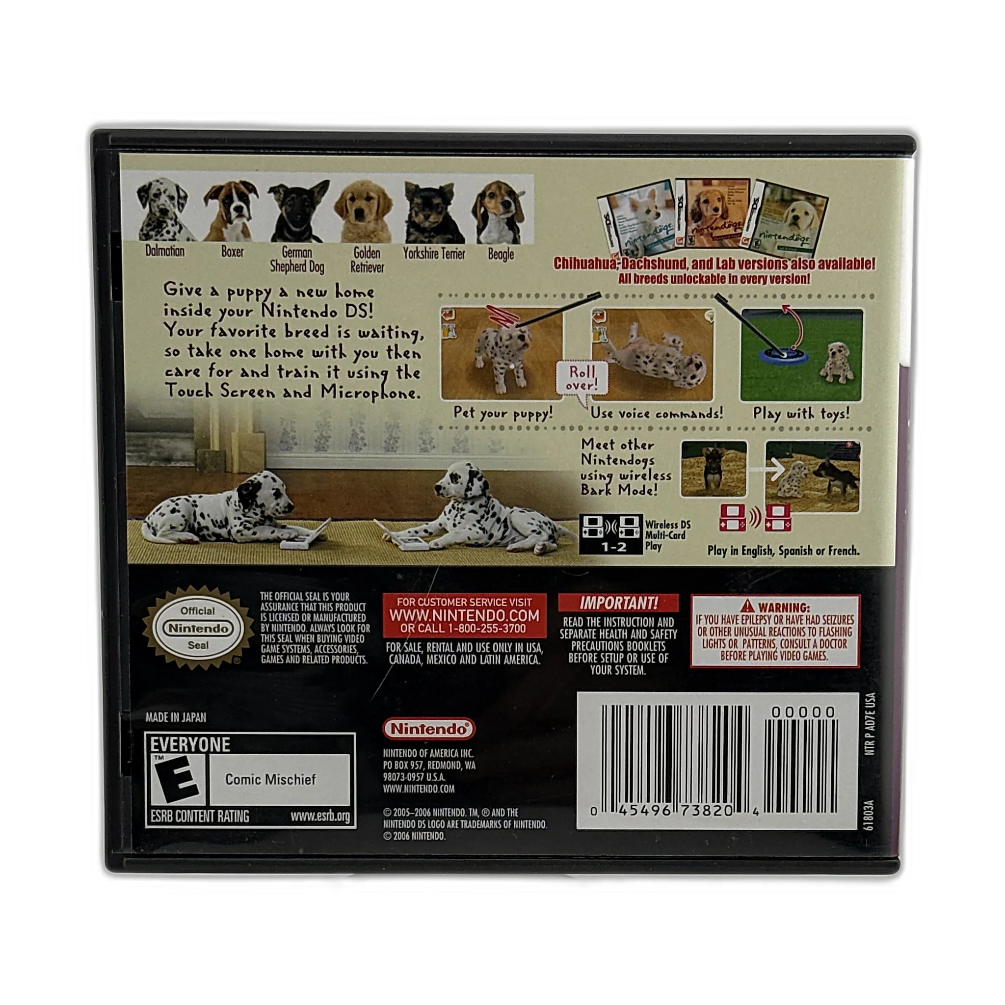Nintendogs Dalmatian and Friends
